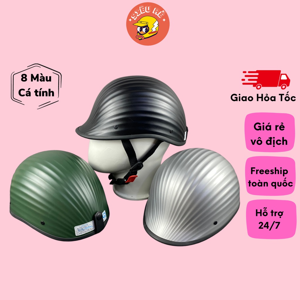 Mũ bảo hiểm nữa đầu kiểu dáng đua ngựa vỏ sò siêu rẻ , Nón bảo hiểm đua ngựa cực chất dành cho cả nam và nữ