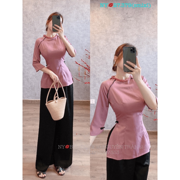 SET TUYẾT NHUNG SIÊU XINH UP thoi trang shop valentina