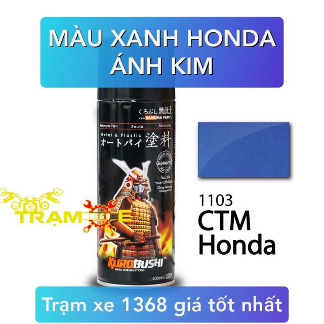 SƠN SAMURAI MÀU XANH HONDA ÁNH KIM - XANH DƯƠNG ÁNH KIM TUYẾN 1103 TỪ NHẬT BẢN