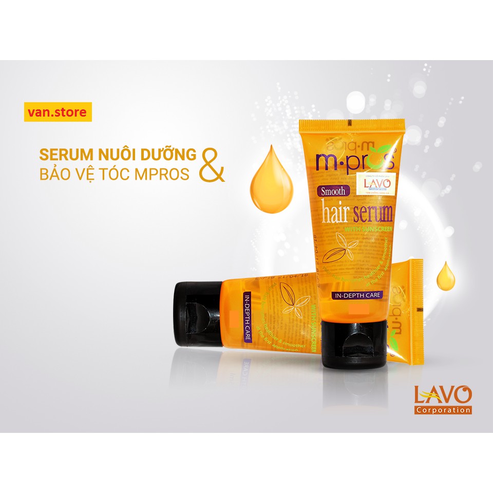 [Lốc 6 tuýp] Serum Dưỡng Bóng Tóc Và Mềm Mượt Tóc MPROS 60ml