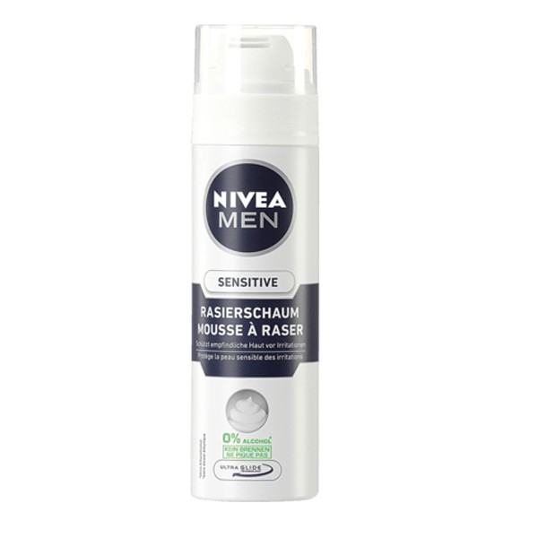 Bọt Cạo Râu Nivea Cho Da Nhạy Cảm, 200 ml