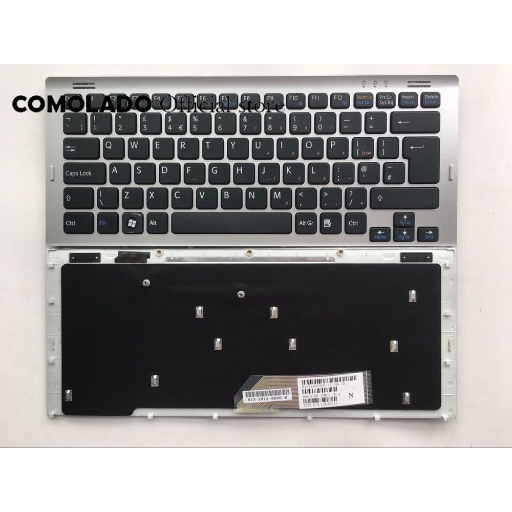 Bàn phím SONY VAIO PCG-SR17, PCG-SR17K, PCG-SR19GT, PCG-SR27, PCG-SR27K, PCG-SR33, PCG-SR33K, PCG-SR5K, PCG-SR7K