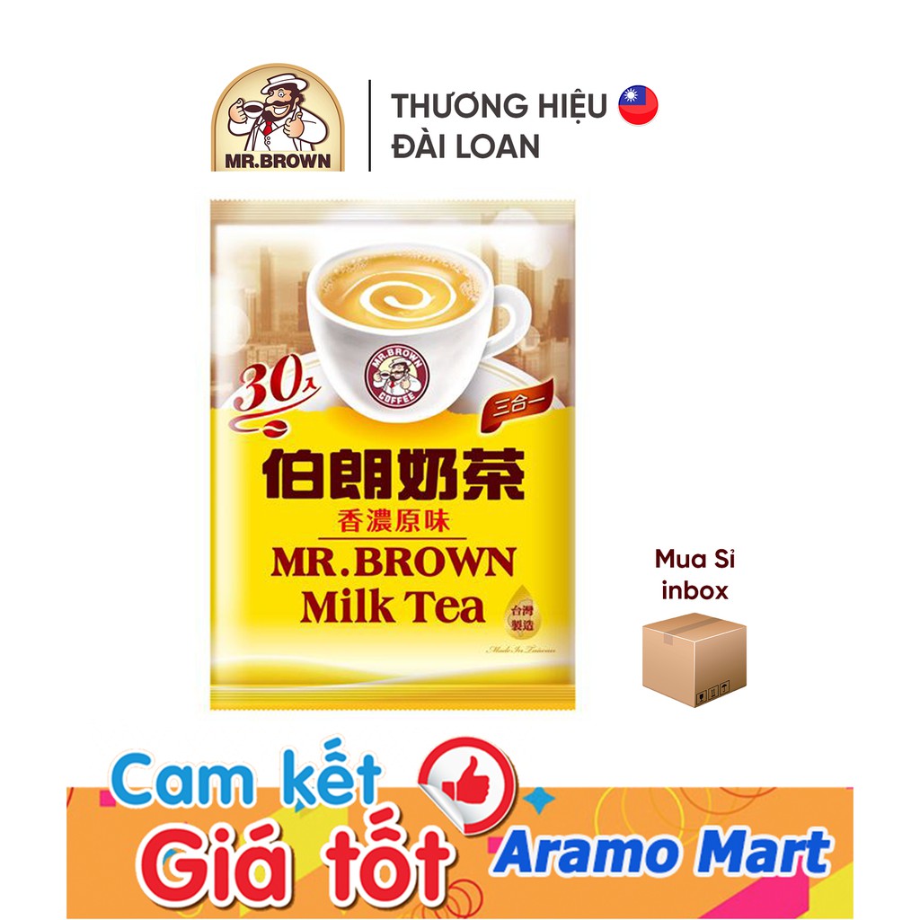 [FREESHIP] Trà sữa Mr Brown Đài Loan 30 gói/túi ＊AramoMart＊