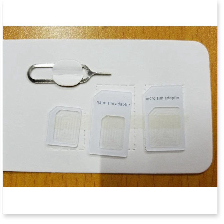 Bộ SIM Card  🗣️ GIÁ VỐN Bộ SIM Card Adapter 4 trong 1 Nano Micro SIM Adapter, dễ dàng tháo lắp khe sim 5652