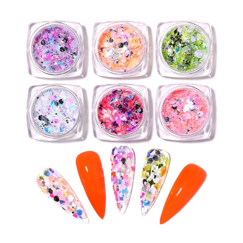 Bột Nhũ Kim Tuyến Trang Trí Móng Tay Xinh Xắn