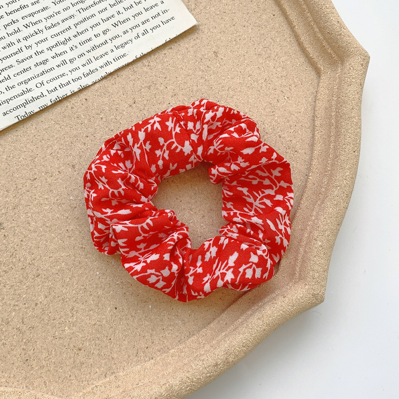 Dây buộc tóc màu trơn thiết kế đáng yêu ngọt ngào cho nữ