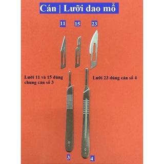 Cán dao mổ,lưỡi dao