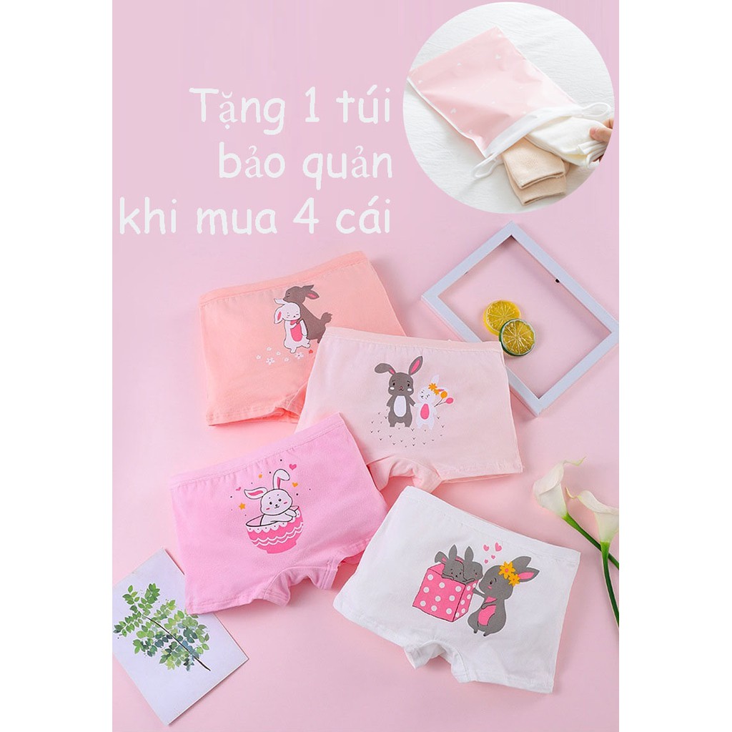 Quần chip bé gái làm tư bông tinh khiết - Babybugvn - Quần chip đùi cho bé gái