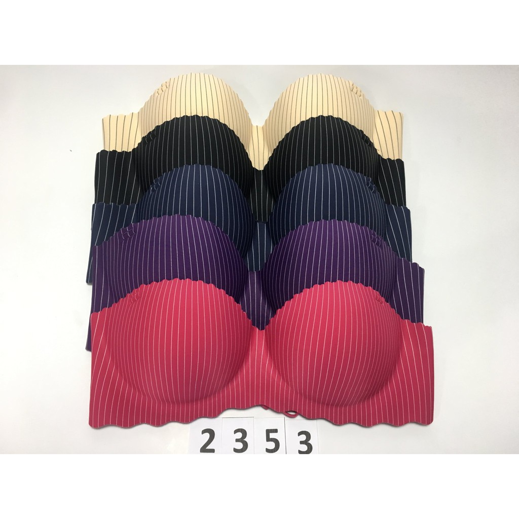 Áo su không gọng họa tiết sọc nhỏ MS982353