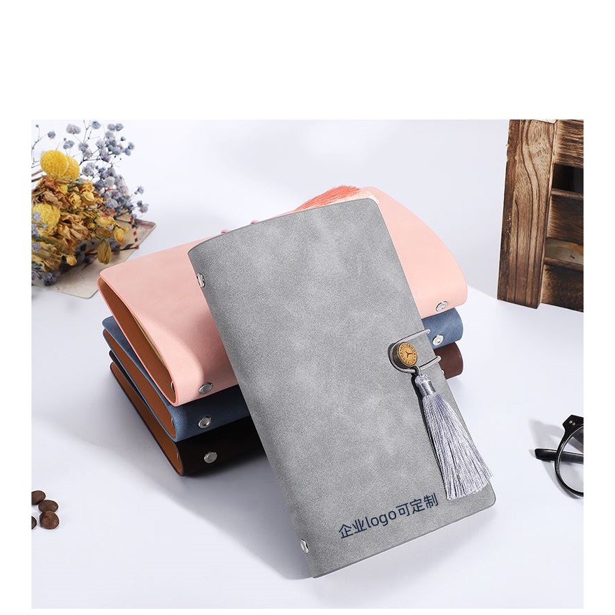 Bìa Sổ Còng Da Mềm Sweet Lady A6 6 Lỗ Màu Pastel Siêu Đẹp Nhiều Màu Sổ Còng Làm Planner Sổ Tiết Kiệm Binder Bullet Journ