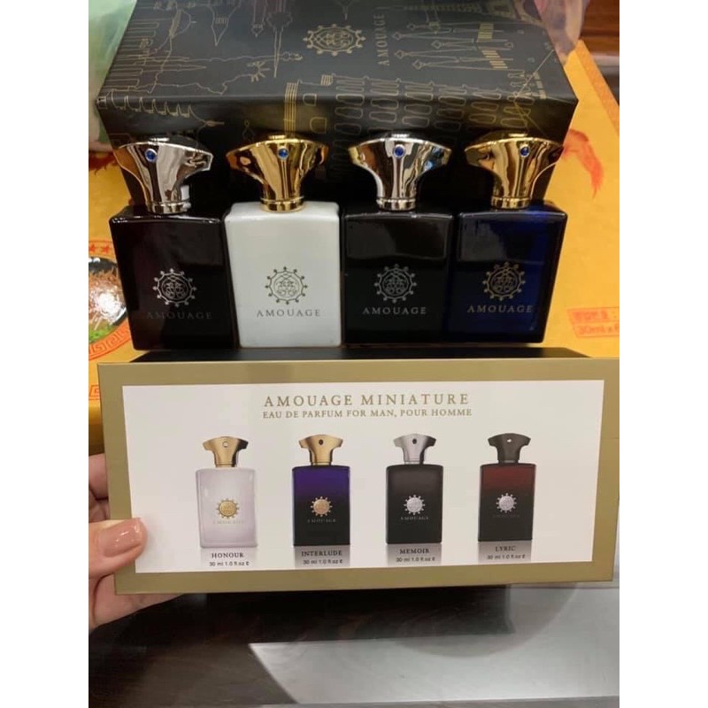 Set nước hoa  Amouage mini 4 chai 30ml. | BigBuy360 - bigbuy360.vn