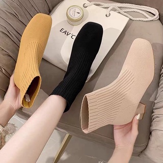 Boot len cổ ngắn đế 5 phân chất đẹp, có 3 màu siêu hot