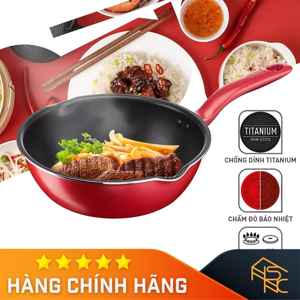 Chảo đáy từ lòng sâu chống dính cao cấp 28cm - Tefal So Chef