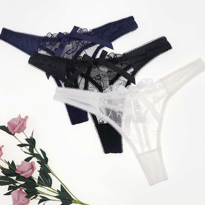 Quần lót VARSBABY N101 phối ren size S-2XL thời trang cho nữ