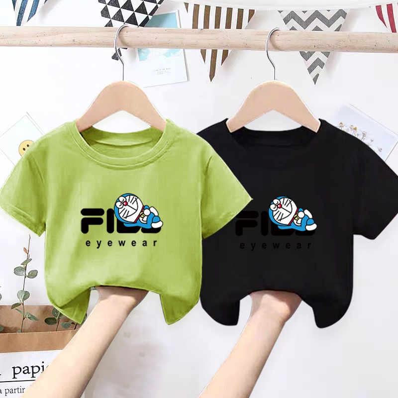 Áo Thun In Hình Hoạt Hình Phong Cách Hàn Quốc Cho Bé Gái