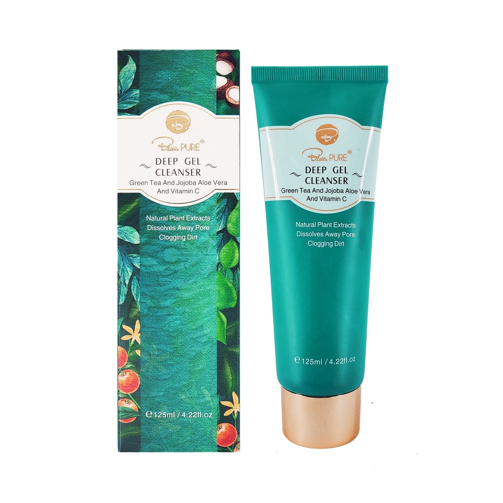 |XẢ DATE 9-2023|Sữa Rửa Mặt Trà Xanh Sạch Sâu Giải Phóng Lỗ Chân Lông Blue Pure Deep Gel Cleanser  - Hàng Úc 2279
