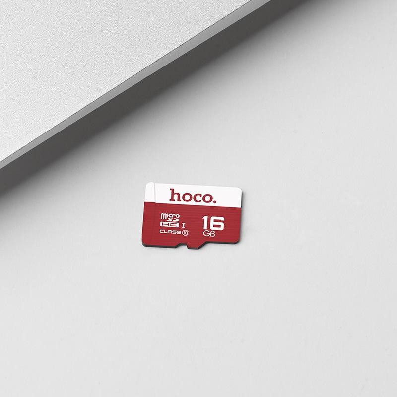 Thẻ nhớ microSDHC Hoco 16GB Class 10 85MB/s (Đỏ) - Bảo hành 5 năm
