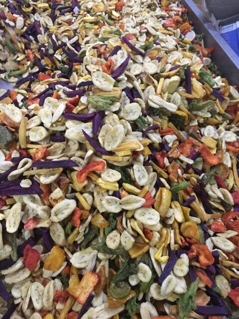 1KG HOA QUẢ SẤY THẬP CẨM CHÍNH HÃNG TỀ HÙNG GIÒN TAN