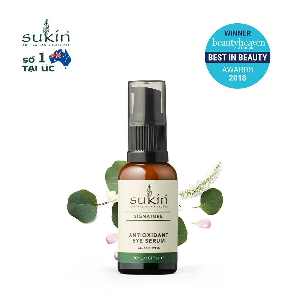 Tinh Chất Chống Nếp Nhăn Vùng Da Quanh Mắt Sukin Antioxidant Eye Serum 30ml | BigBuy360 - bigbuy360.vn