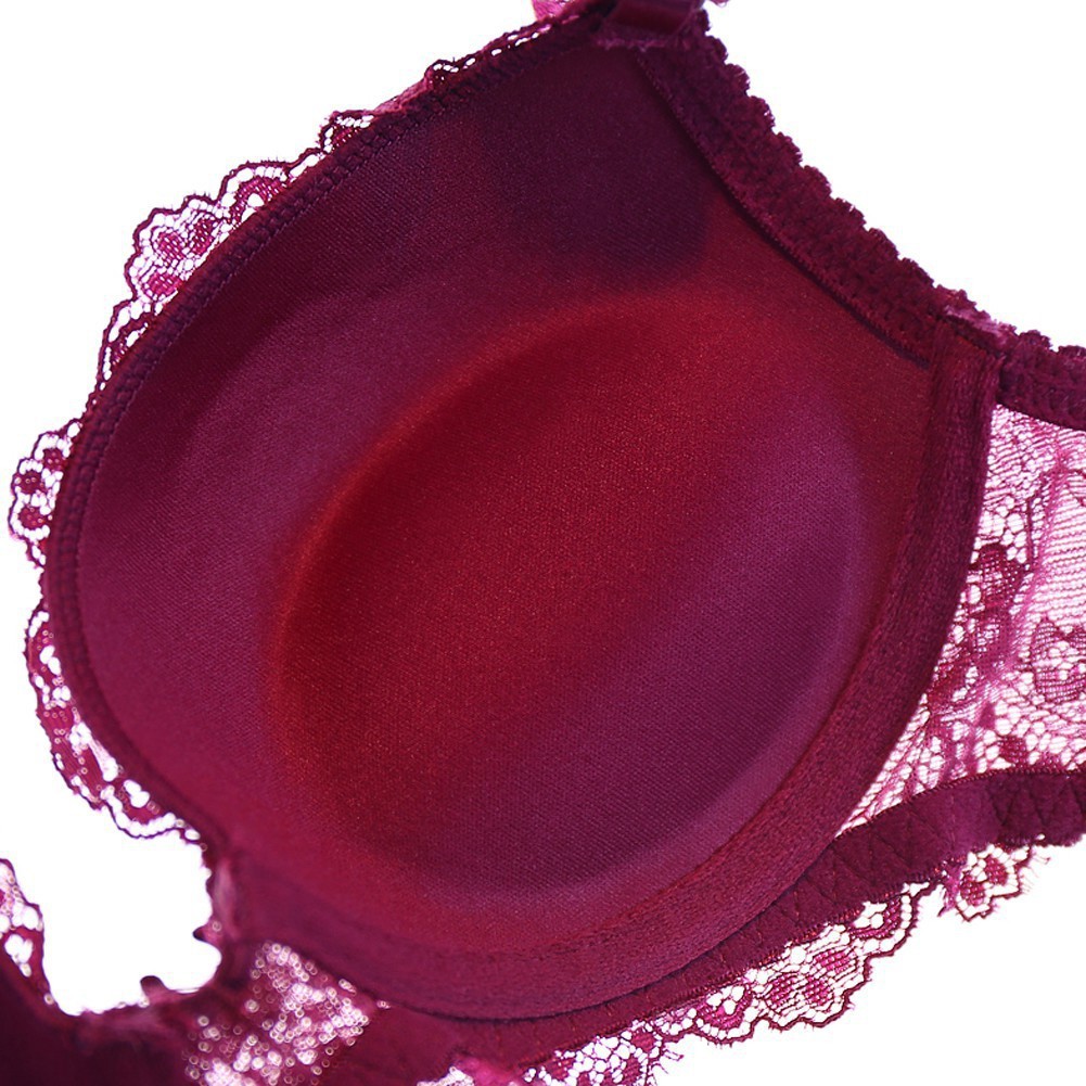 Bộ nội y VARSBABY gồm áo lót và quần lót vải ren gợi cảm dành cho nữ