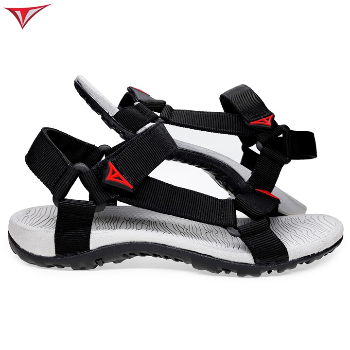 Giày sandal nam Việt Thủy quai chéo đen - VT08