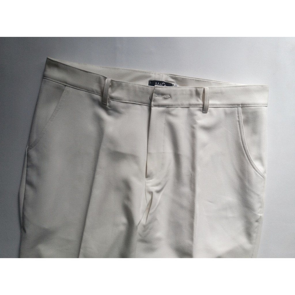 Quần Tây Vải Cao Cấp Nữ Màu Trắng | BigBuy360 - bigbuy360.vn