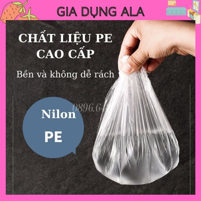 Màng Bọc Thực Phẩm Thức Ăn Co Giãn Có Chun Hình Gấu 100 Cái, Túi Bọc Thực Phẩm Đồ Ăn Siêu Dai