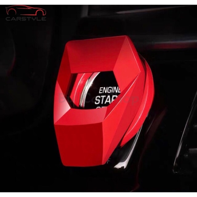 Nút start stop kim loại phong cách siêu xe (ảnh thật lắp xe siêu đẹp) Mazda Honda CRV toyota BENZ BMW Audi C300