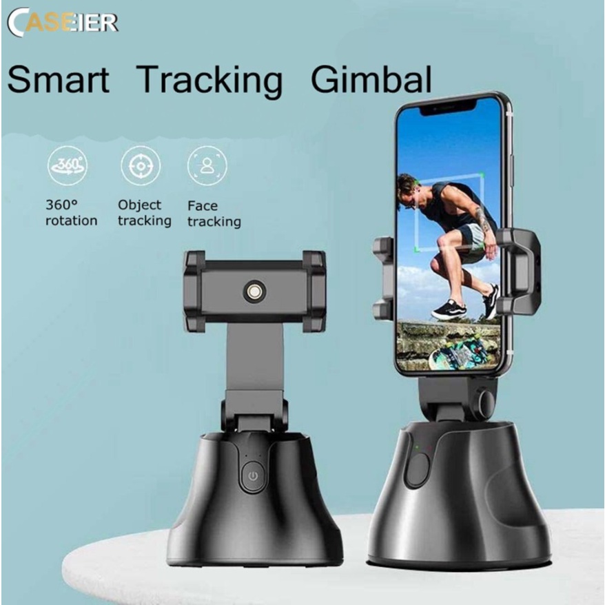 Gậy Chụp Ảnh Quay Video Tự Động 360 Độ Thông Minh - Xoay Tự Động Theo Dõi Khuôn Mặt - TẶNG KÈM GIÁ ĐỠ