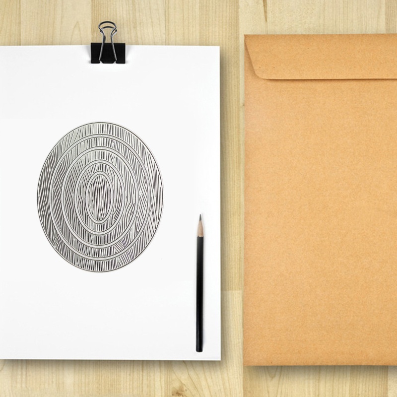 Khuôn Cắt Giấy Kim Loại Hình Tổ Ong Hình Oval