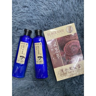 Nhuộm phủ bạc tóc đen linh chi