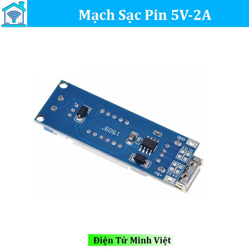 Mạch Sạc Pin 5V-2A (Có Màn Hình Hiển Thị LCD)