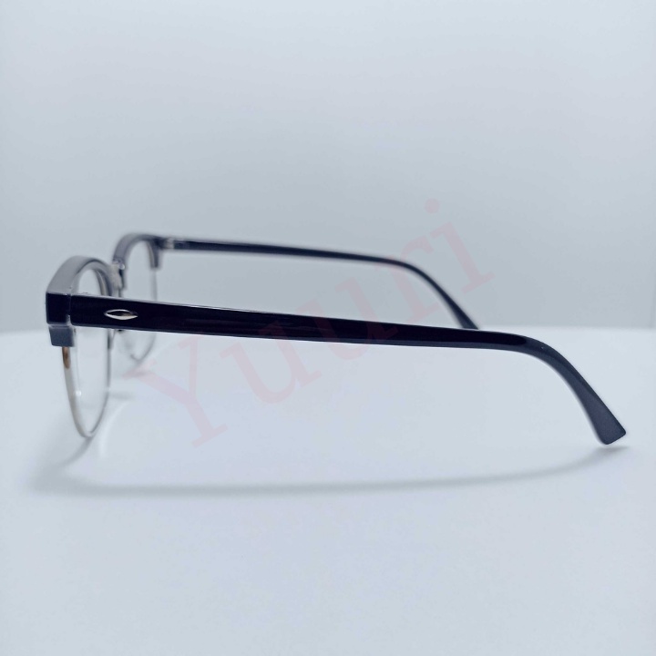 Gọng kính nam nữ phong cách Unisex, chất liệu nhựa phối kim loại G101061