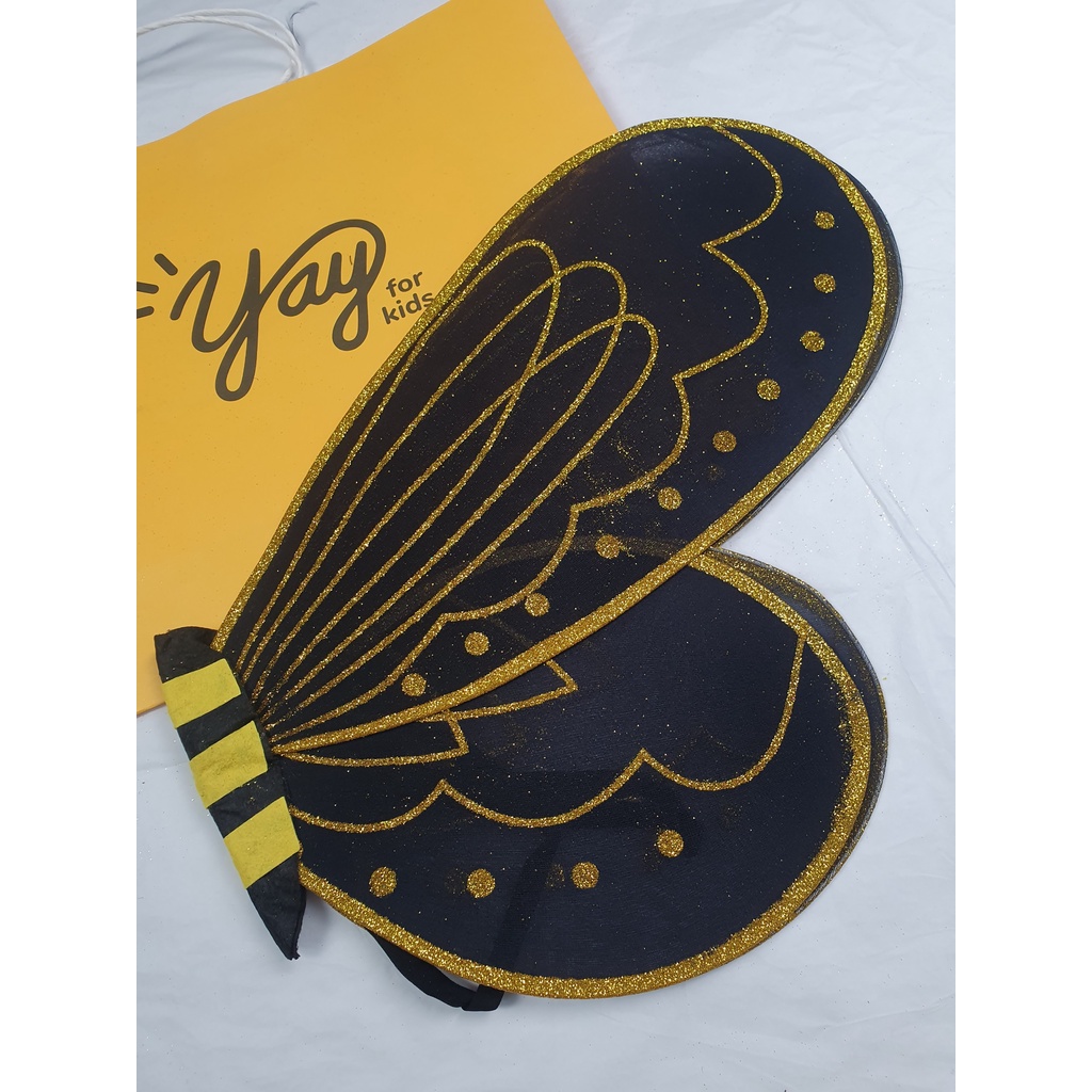 [HÌNH THẬT] Đồ hóa trang trẻ em - Váy Ong đen ngắn | Black bee costume - Yay