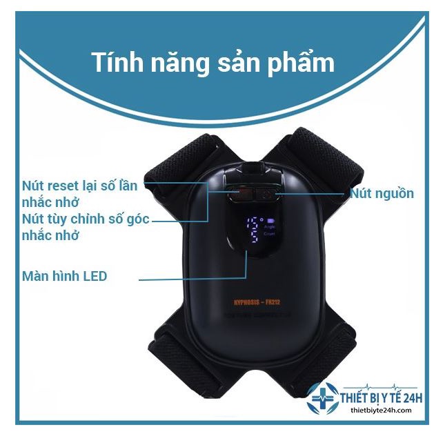 Đai chống gù lưng, Đai Lưng Nhắc Nhở Ngồi Đúng Tư Thế Kyphosis FK-212