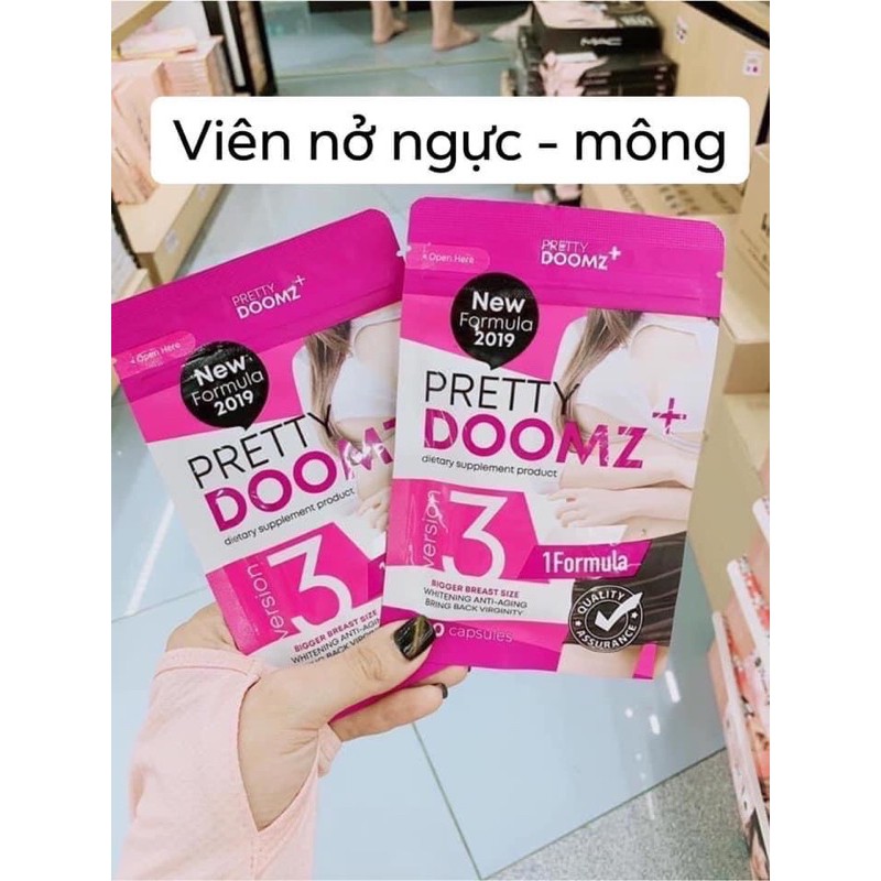 Pretty Doomz nở ngực mông trắng da hàng chuẩn Thái