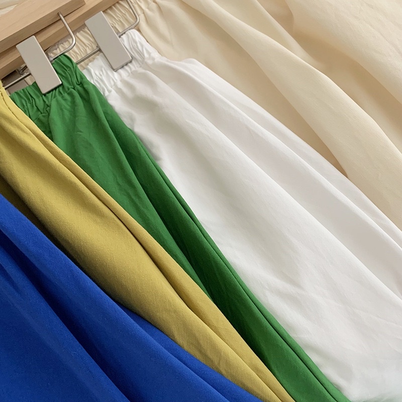 Chân váy kaki thô mềm freesize nhiều màu