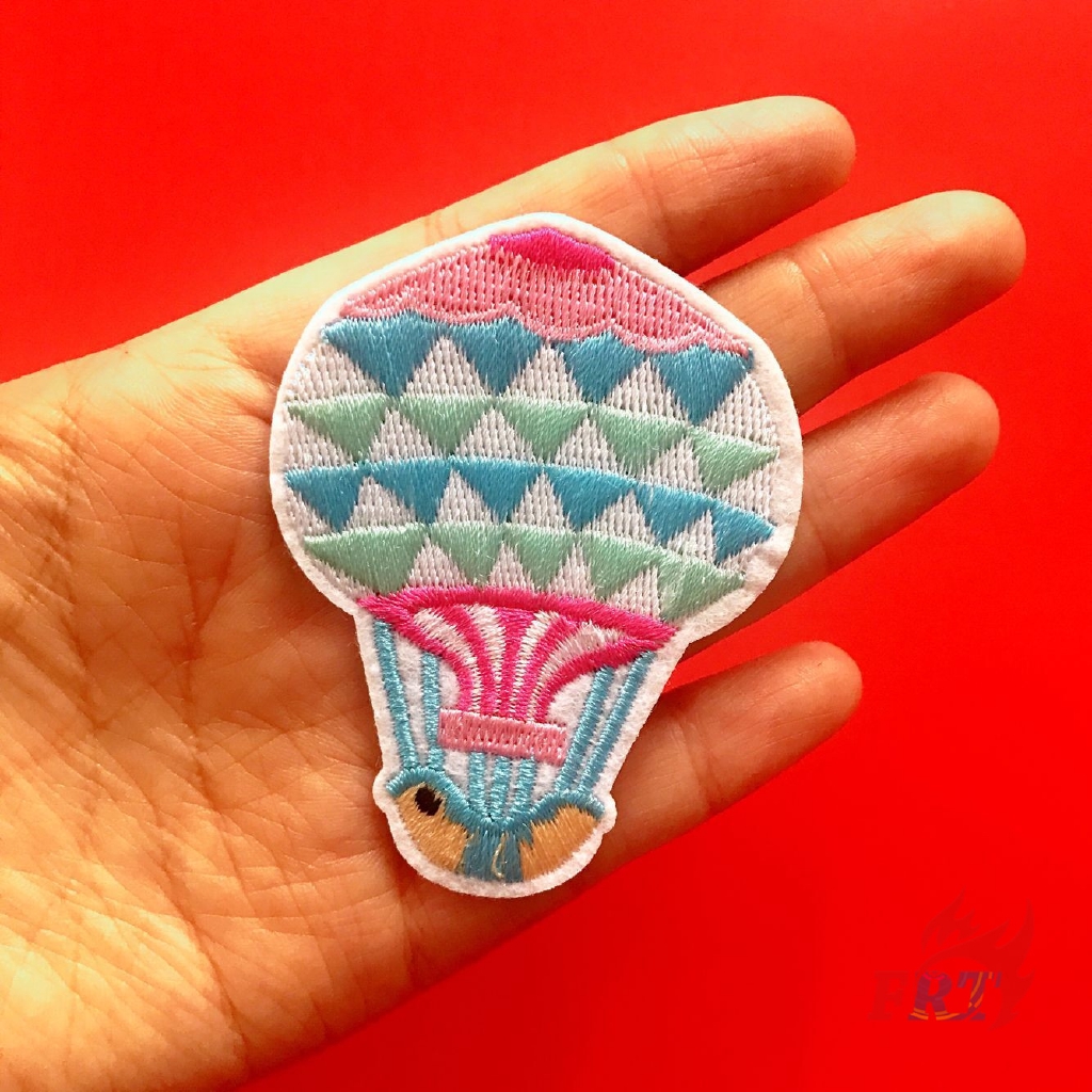 ☸ Outdoor Travel - Hot Air Balloon - Series 02 Patch ☸ 1Pc Diy Sew on Iron on Badges Patches