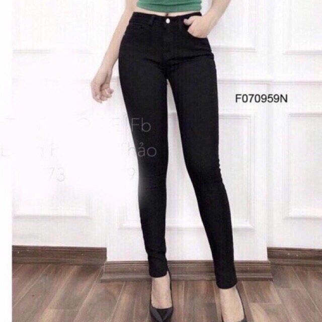 Quần legging khoá kaki dẻo