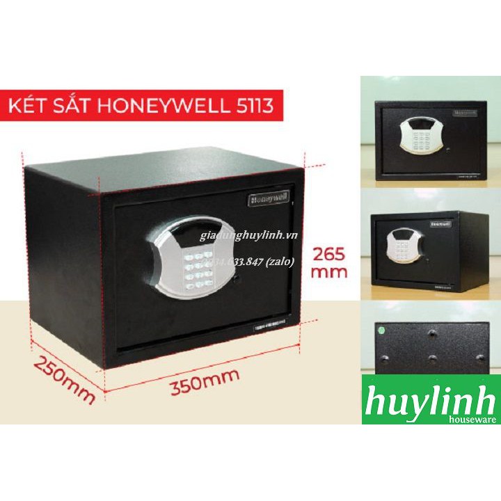 Két sắt điện tử khách sạn Honeywell 5113 - thương hiệu Mỹ