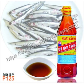 Nước Mắm 584 Nha Trang 25 độ đạm, chai nhựa PET, thể tích: 1 lít
