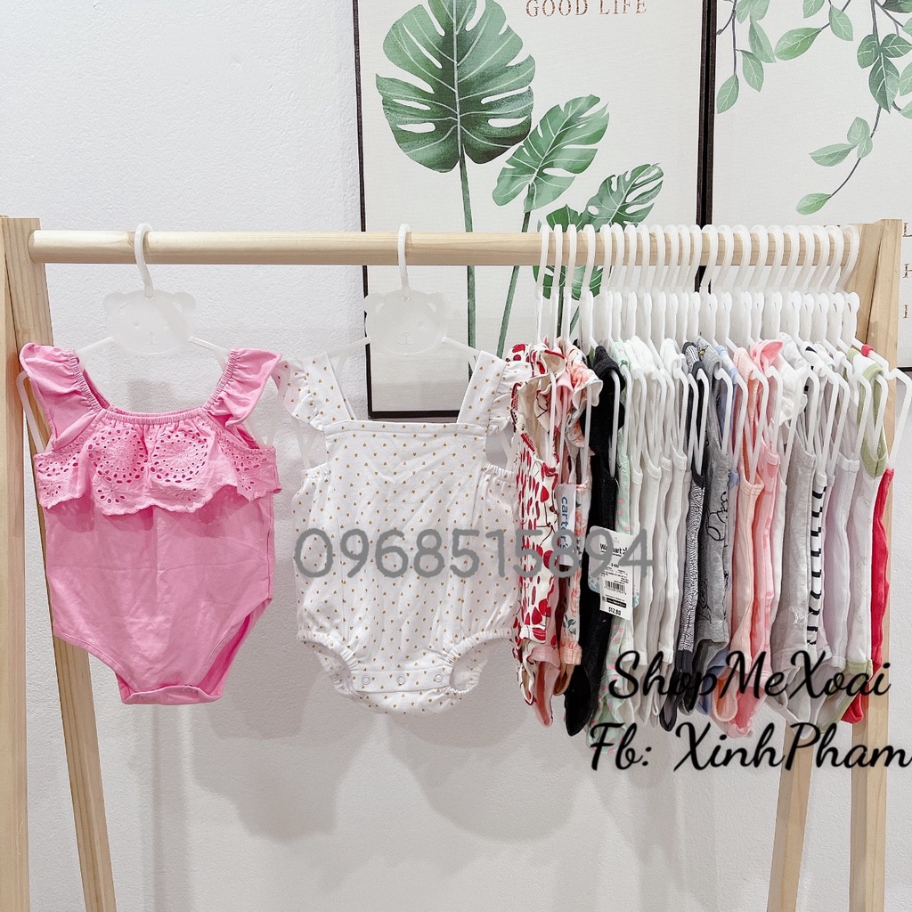 BỘ BODYSUIT BA LỖ, HAI DÂY SIZE 6M LINK 1, BODY CHIP CHO BÉ TỪ 5-7KG