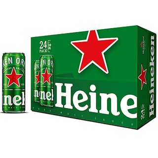 Thùng 24 lon HEINEKEN cao 330ml