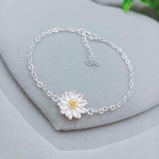 Lắc tay bạc cúc hoạ mi