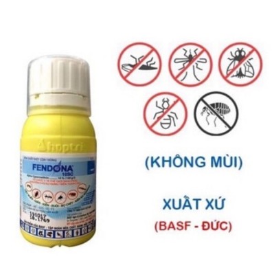 Một lọ thuốc diệt côn trùng, diệt muỗi, cuốn chiếu, không mùi Fendona 50ml