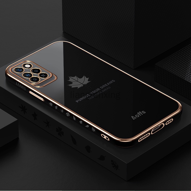 Ốp lưng infinix note 10 pro infinix note 10 Ốp Điện Thoại silica gel Chống Sốc Mạ Điện Góc Phải Cho infinix note 10 pro infinix note 10