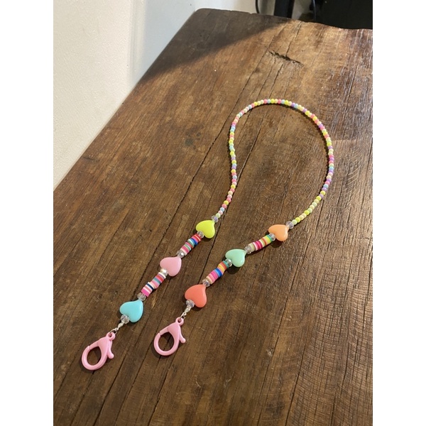 Dây đeo khẩu trang hạt màu