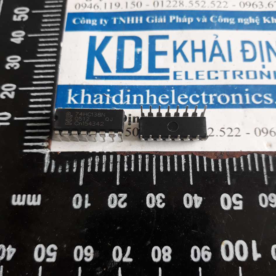 10 con 74HC138N DIP-16 IC chuyển đổi 3 đường sang 8 đường kde3054