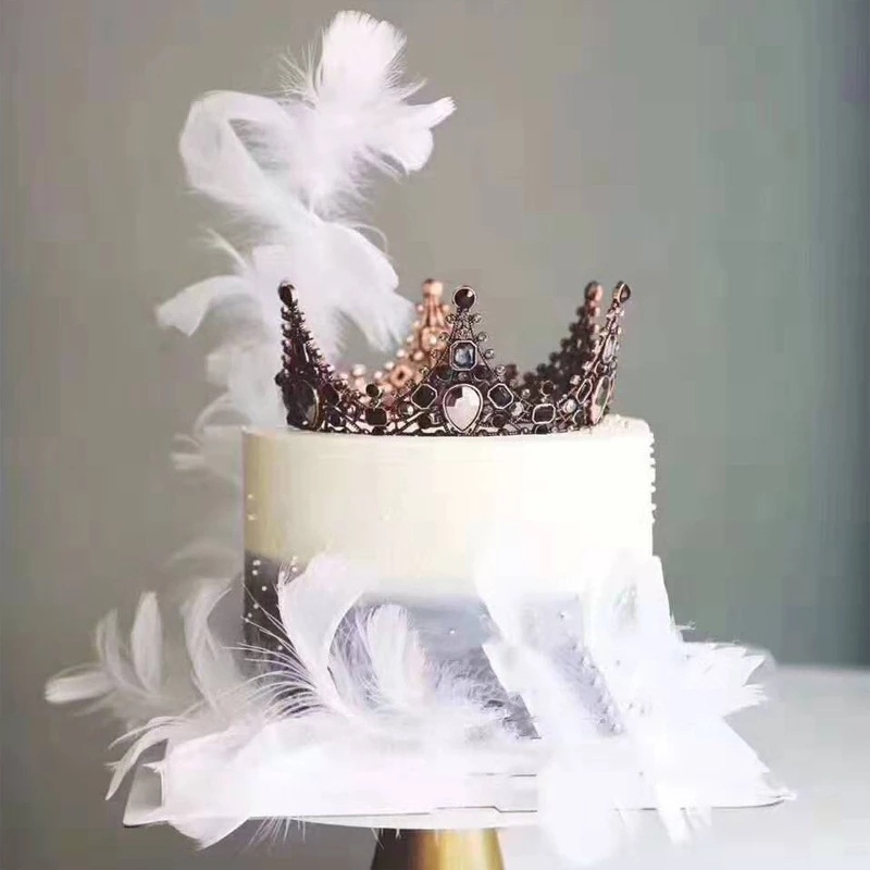 1 Phụ Kiện Trang Trí Bánh Kem Hình Đôi Cánh Thiên Thần Dễ Thương