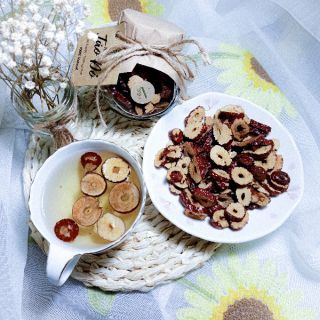 Trà táo đỏ thái lát